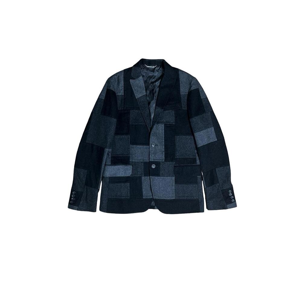 Dolce & Gabbana D&G Wool Cashmere Patchwork Blazer 48